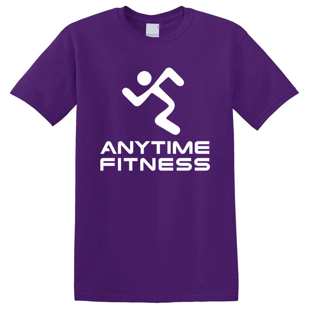 Anytime Fitness Gym Men's Purple Size S-3XL