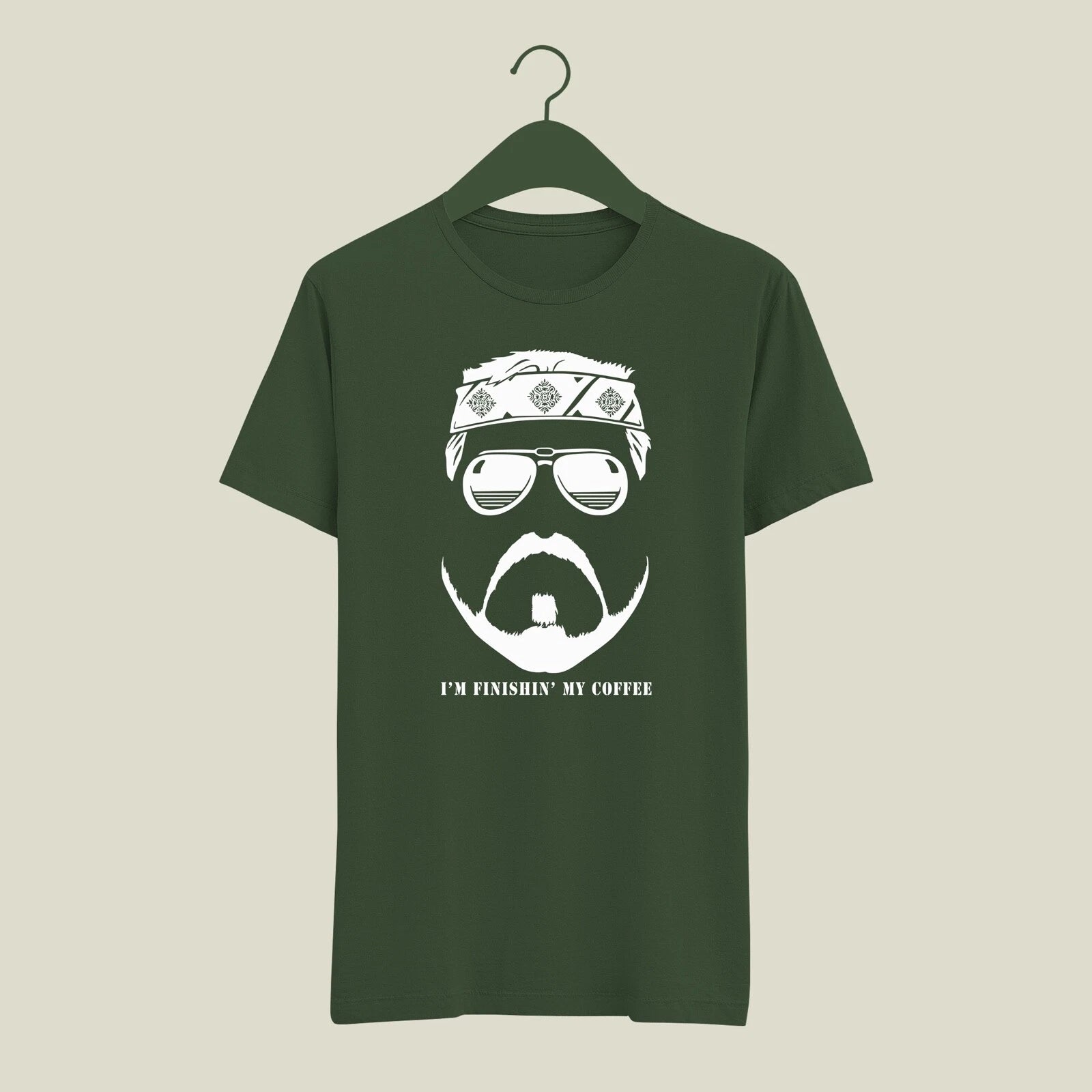 The Big Lebowski T-Shirt | I'm Finishing My Coffee | Walter Sobchak |