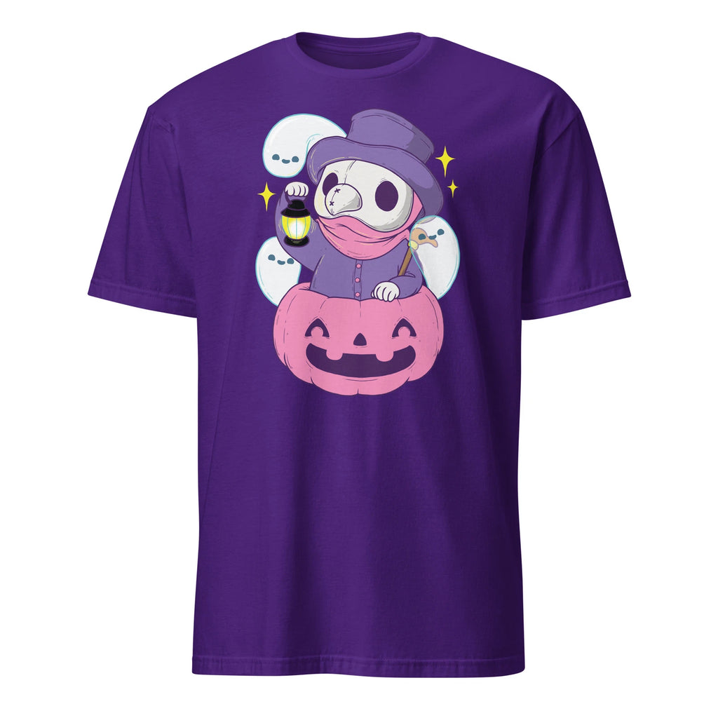 Pastel Goth Plague Doctor Shirt Pumpkin Halloween Occult T-Shirt Size S-3XL Gift