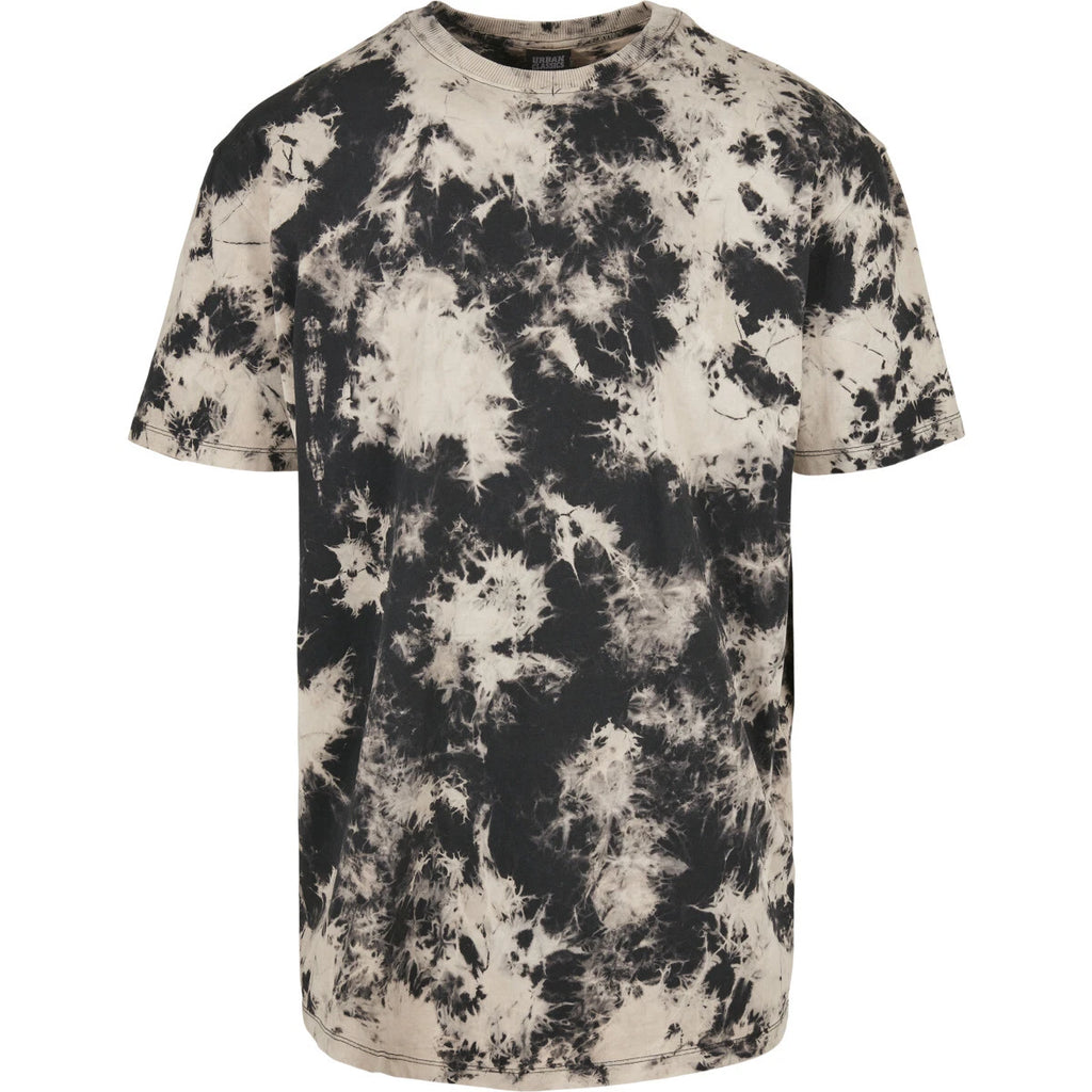 Urban Classics Oversized Bleached Tee Shirt Top Bleaching