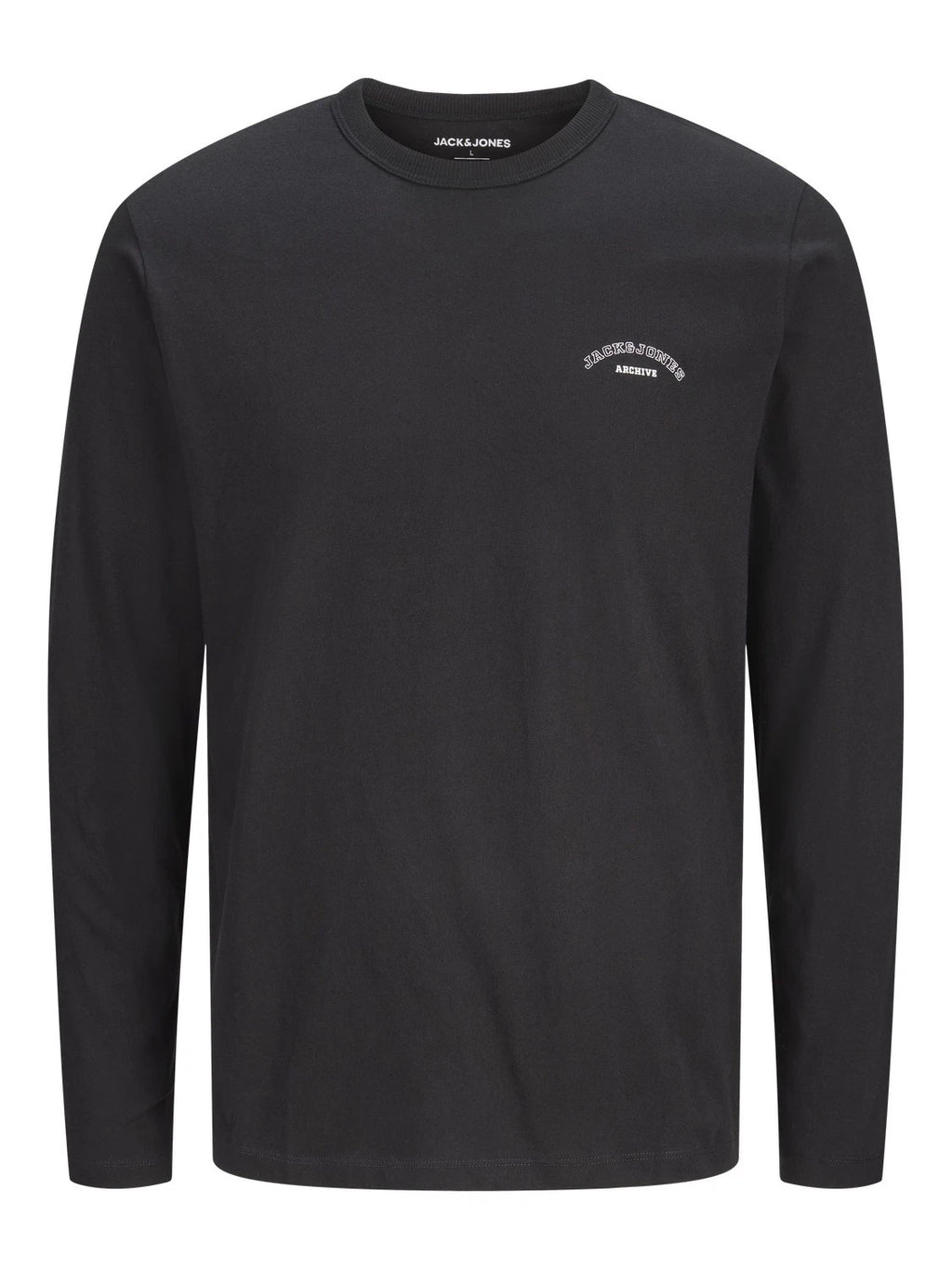 Jack & Jones Jjcollege Logo Long Sleeve Crew Neck Tee