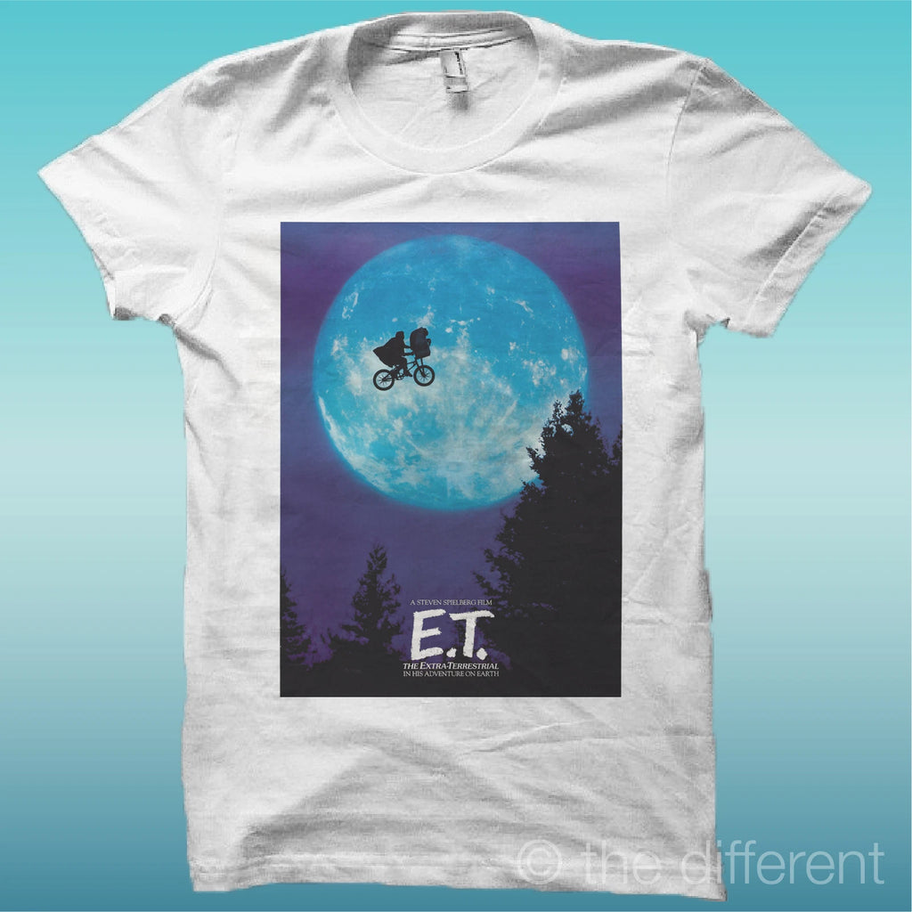 T-Shirt "E.T. Movie Poster" White The Happiness Is Having My New T-Shirt