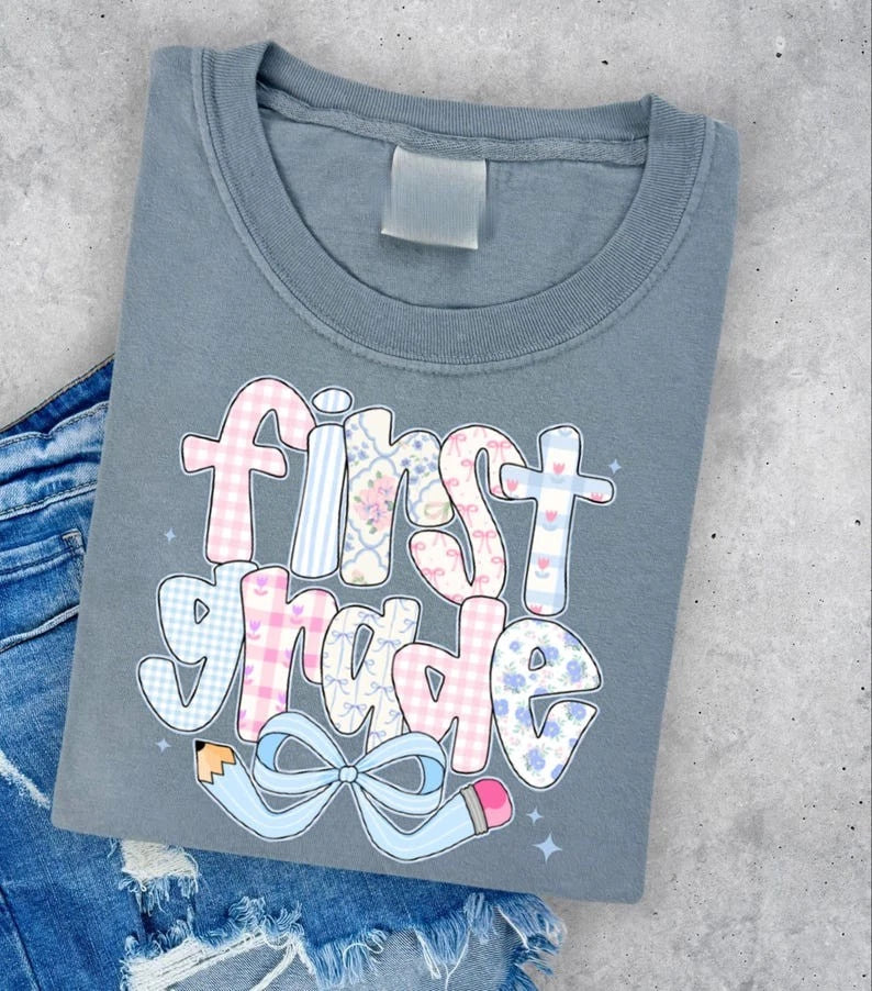 First Grade Teacher Shirt, Back to School first grade Tee, Teacher Appreciation