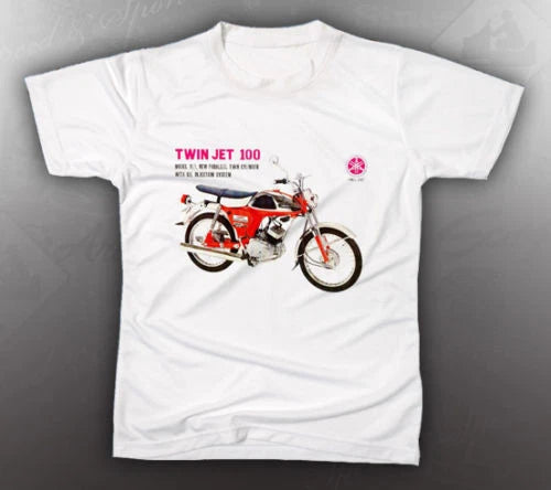 VINTAGE YAMAHA TWIN JET 100 TEE-SHIRT LIKE NOS