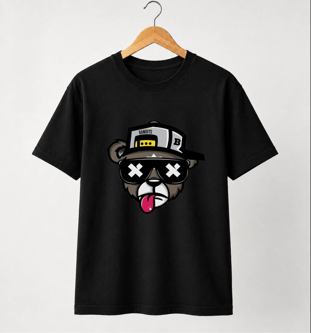 Bear Bandits Streetwear Urban T-Shirt Men Women Unisex