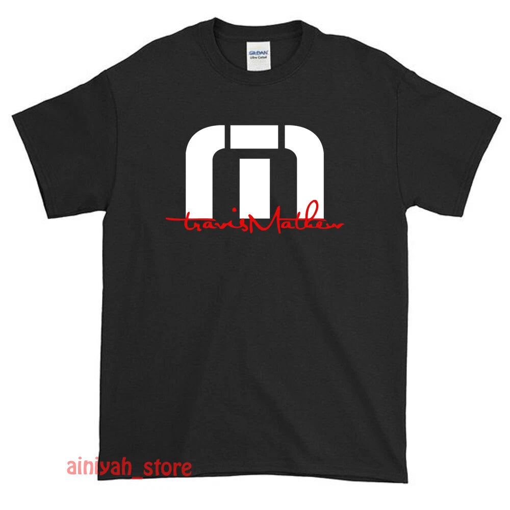 New TRAVIS MATHEW GOLF Logo Men's Funny T-Shirt USA Size S-XXL