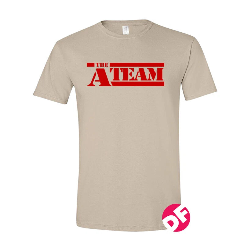 The A Team 80s Tshirt TV inspired logo Soldiers of Fortune Retro fun T-shirt NEW