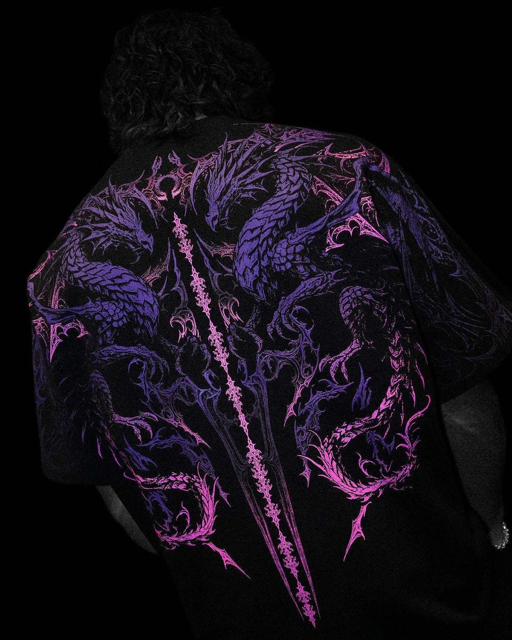 Breathedivinity New Style Patterned Trendy Cotton T-Shirt