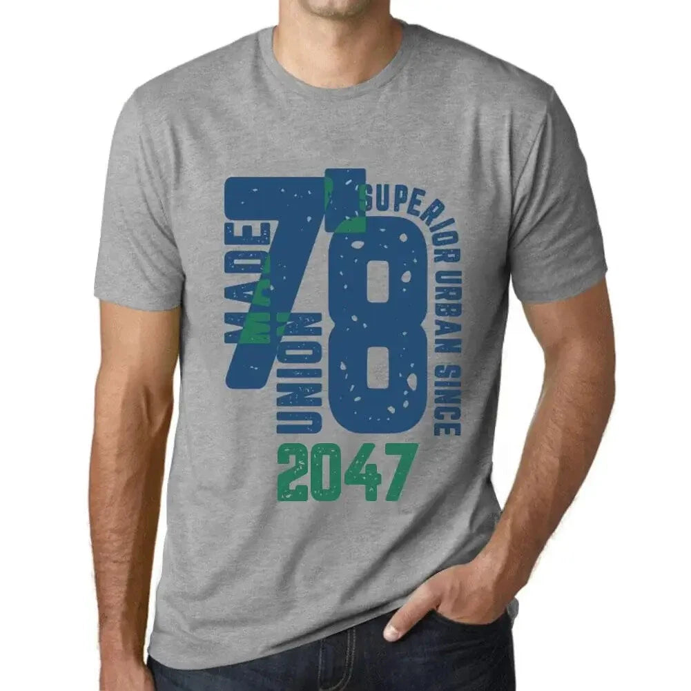 Men's Graphic T-Shirt Superior Urban Style Since 2047 Eco-Friendly Limited