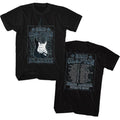 Eric Clapton Europe and North America Blackie Tour 2008 Men's Unisex Concert T-s