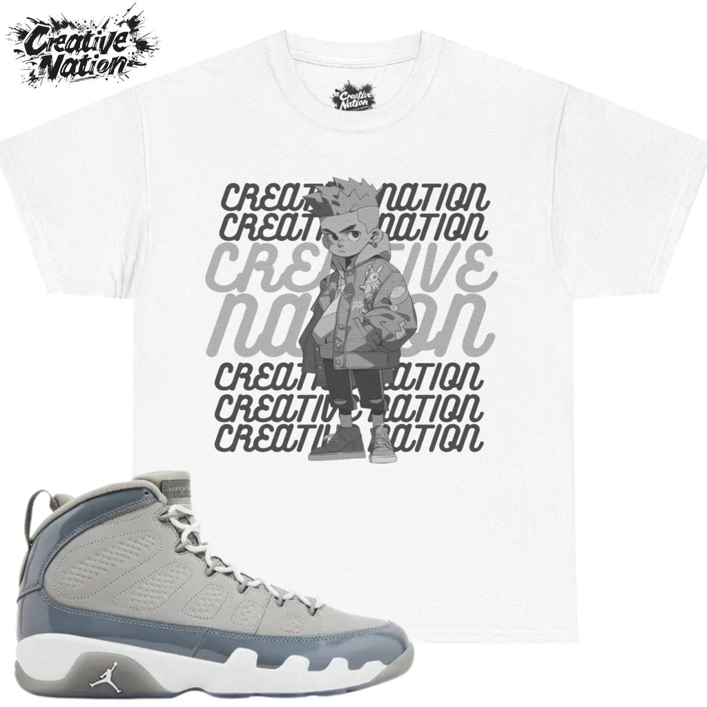 Shirt To Match 9 Cool Grey Unisex Tee Sneaker Shirt Cool Shirt For Him