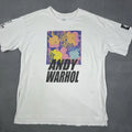 UT Uniqlo x Andy Warhol Shirt Adult M White Short Sleeve SPRZNY Pop Art Mens