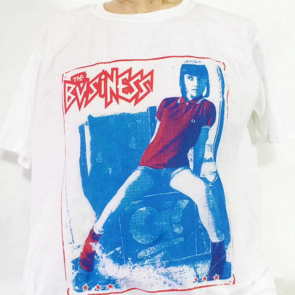 The Business Skinhead Oi Punk Rock Short Sleeve White Unisex T-shirt S-3XL