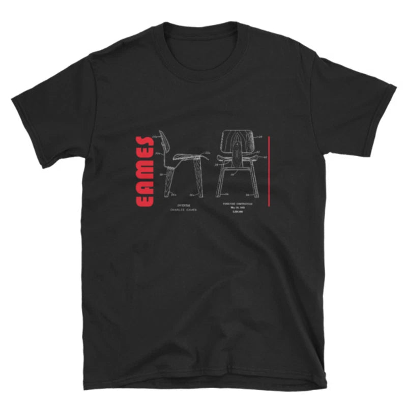 Eames LCW design sketch - limited edition original design t-shirt