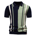 Men's Short Sleeve Slim Fit Polo Shirts Knitted Shirts Casual Golf Shirt