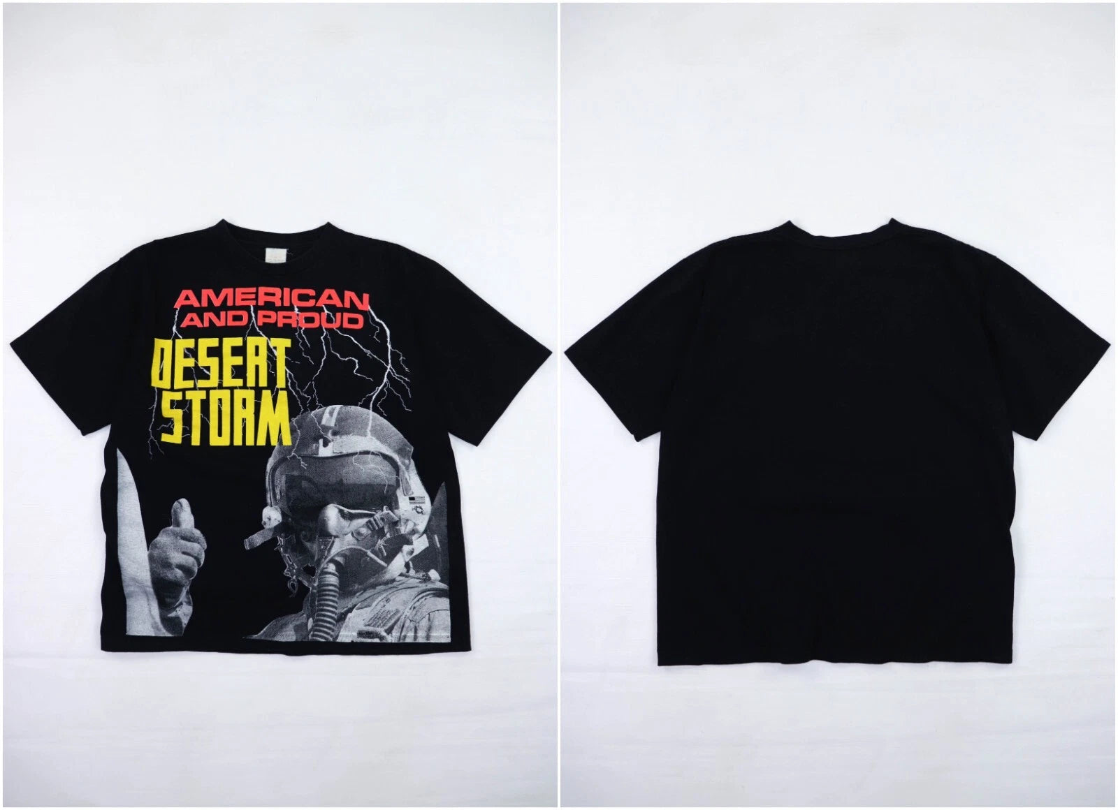 American And Proud Desert Storm Vintage 90s Made in USA T-shirt Tee Size M