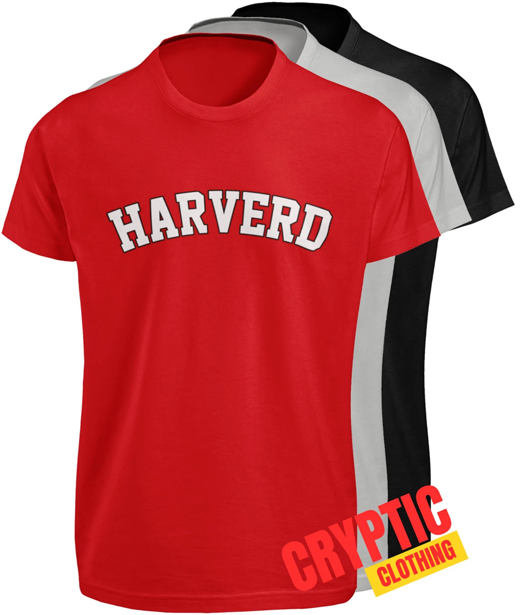 Harverd T SHIRT S-3XL Funny Misspelled Harvard University College Joke GIFT TEE