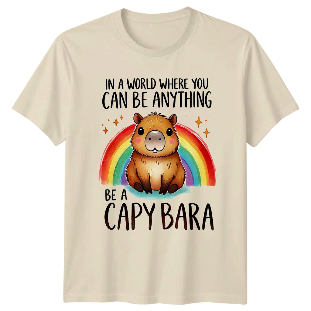In A World Where You Can T-Shirt Capybara Animals Gift For Him And Her