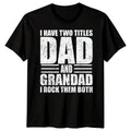Mens Dad Grandad Funny Fathers Day T-Shirt Tee Best Daddy Ever Papa Life Gift#FD