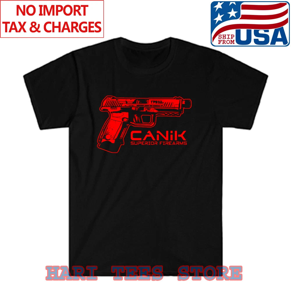Canik Fanatik Superior Firearms Men's Black Size S to 5XL