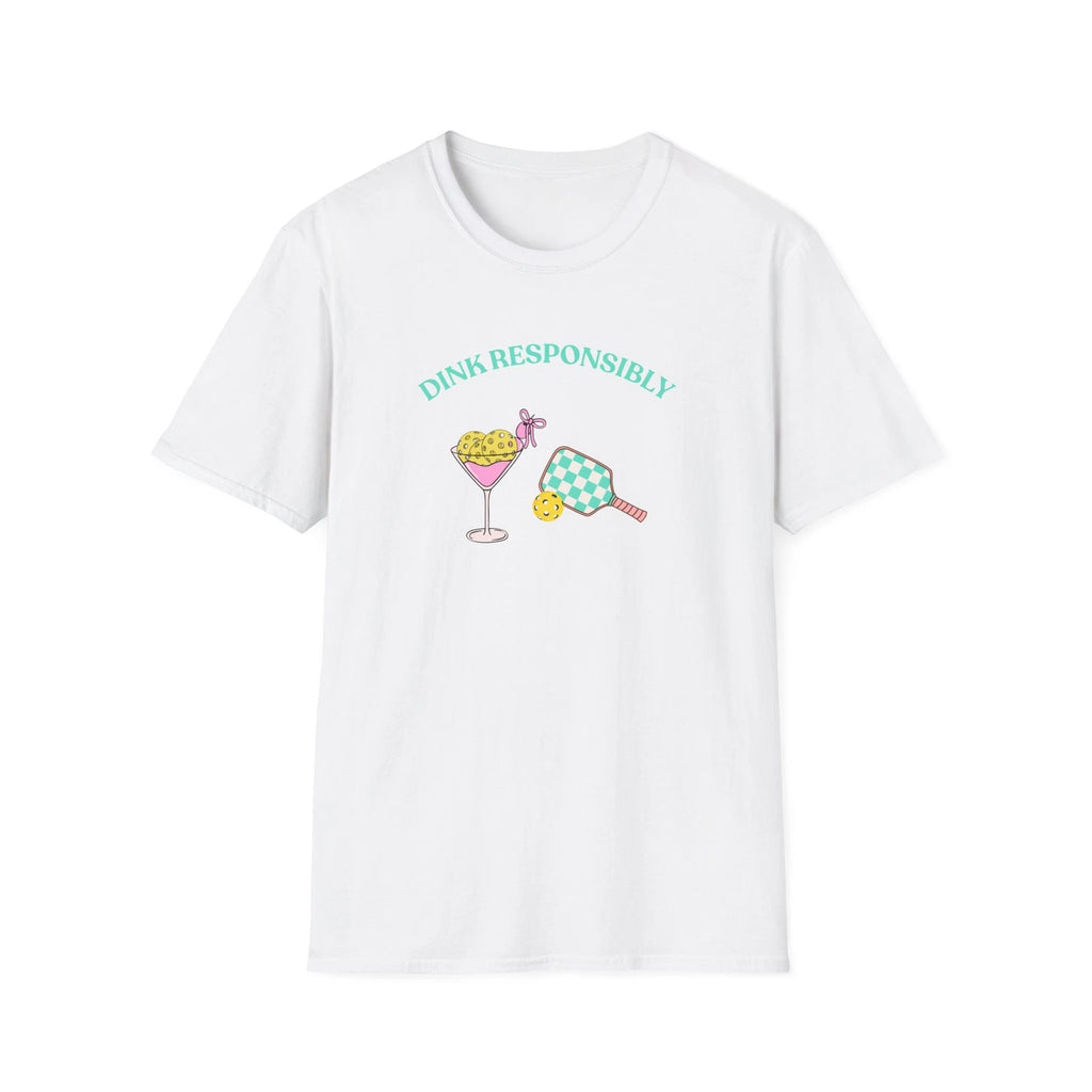 Dink Responsibly cocktail illustration T-Shirt | margarita palm lemon