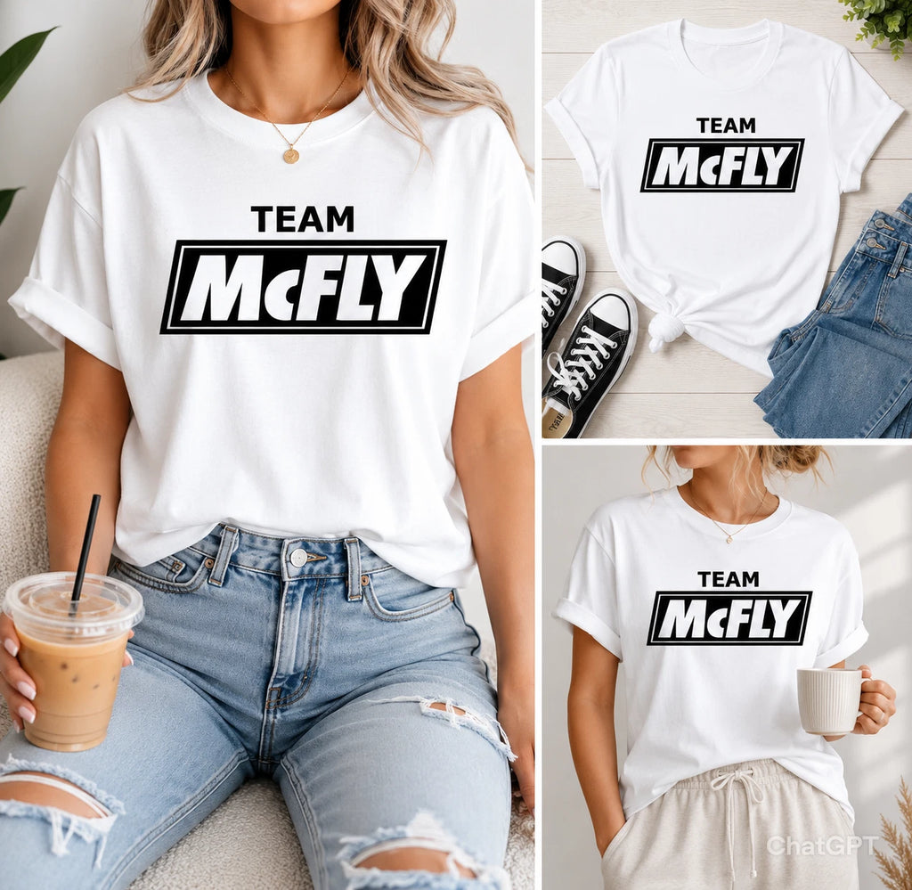 Team Mcfly T shirt  2026 Tour Music Concert Fan Top , UK Tour Tee