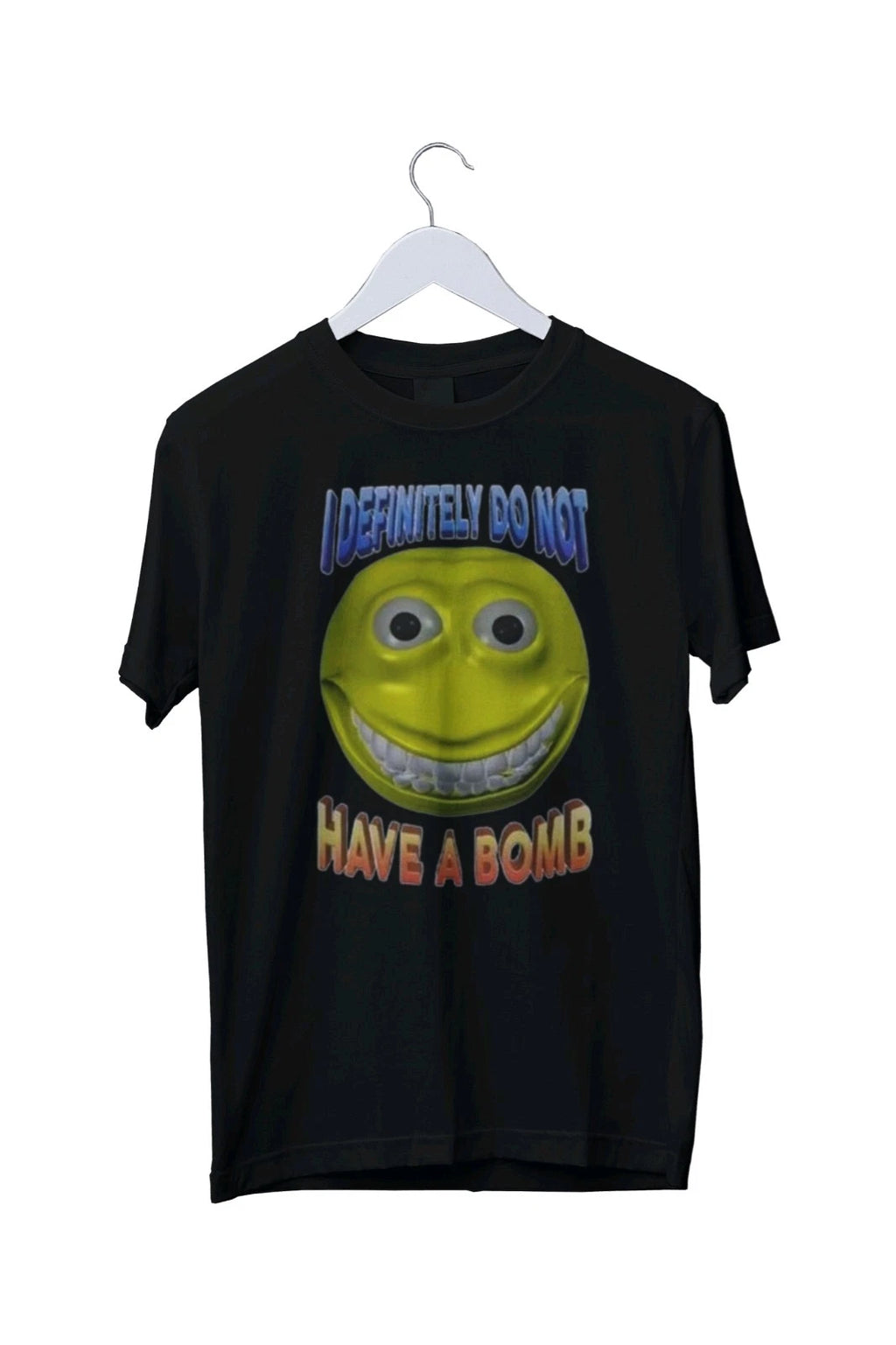 I Definitely Do Not Have a Bomb Funny Graphic T-Shirt Mens S M L XL 2 3 4 XL