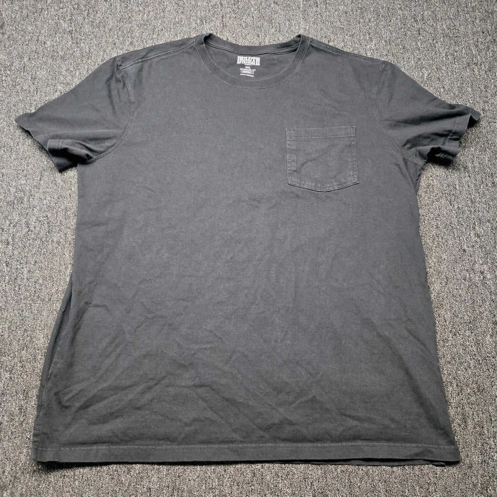 Duluth Trading Co Mens Black Pocket T Shirt XXL 2XL Longtail Workwear