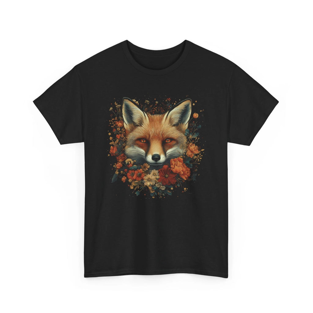 Fall Aesthetic Shirt | Autumn Leaves Pumpkin Spice | Fox Head Flowers Floral tee