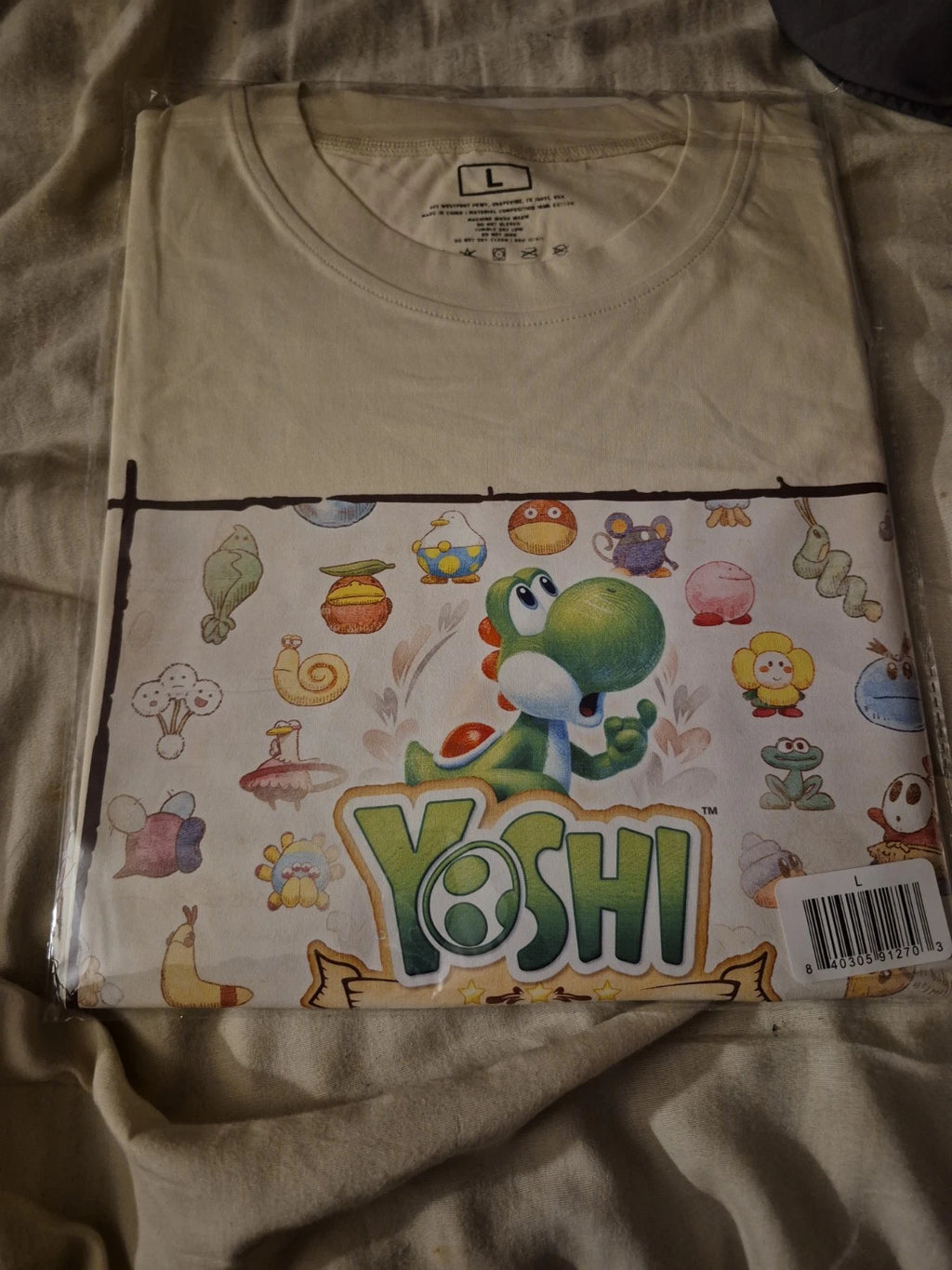 Yoshi Mysterious Book Rare T-Shirt Large Brand New Limited Gamestop Promo