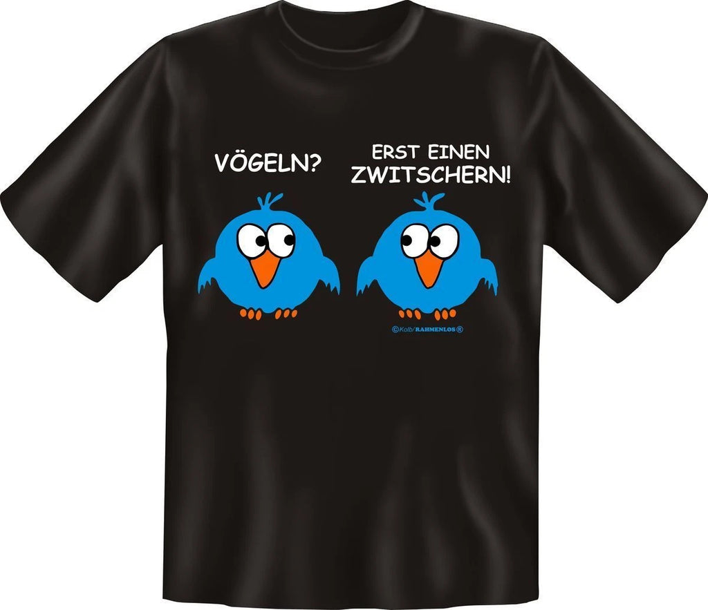 Men's T-Shirt With Birds? First A Tweet Funny Quotes Shirts For Men