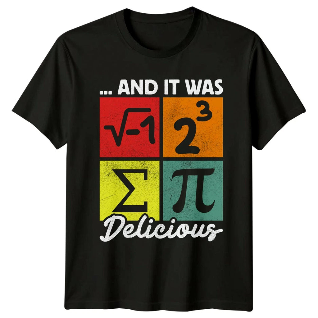 And It Was Pi Delicious Mens T-Shirt Mathematics Science Gift For Him
