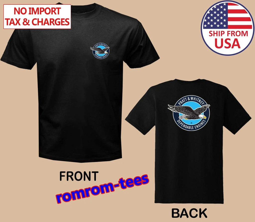 Pratt & Whitney Black Size S-5XL