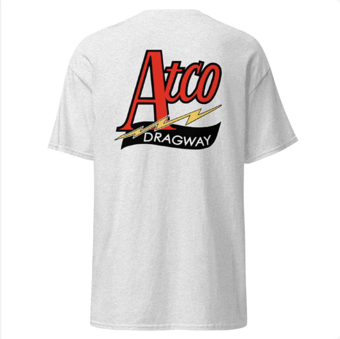 Atco Dragway T-shirt Waterford NJ drag racing NHRA race car hotrod
