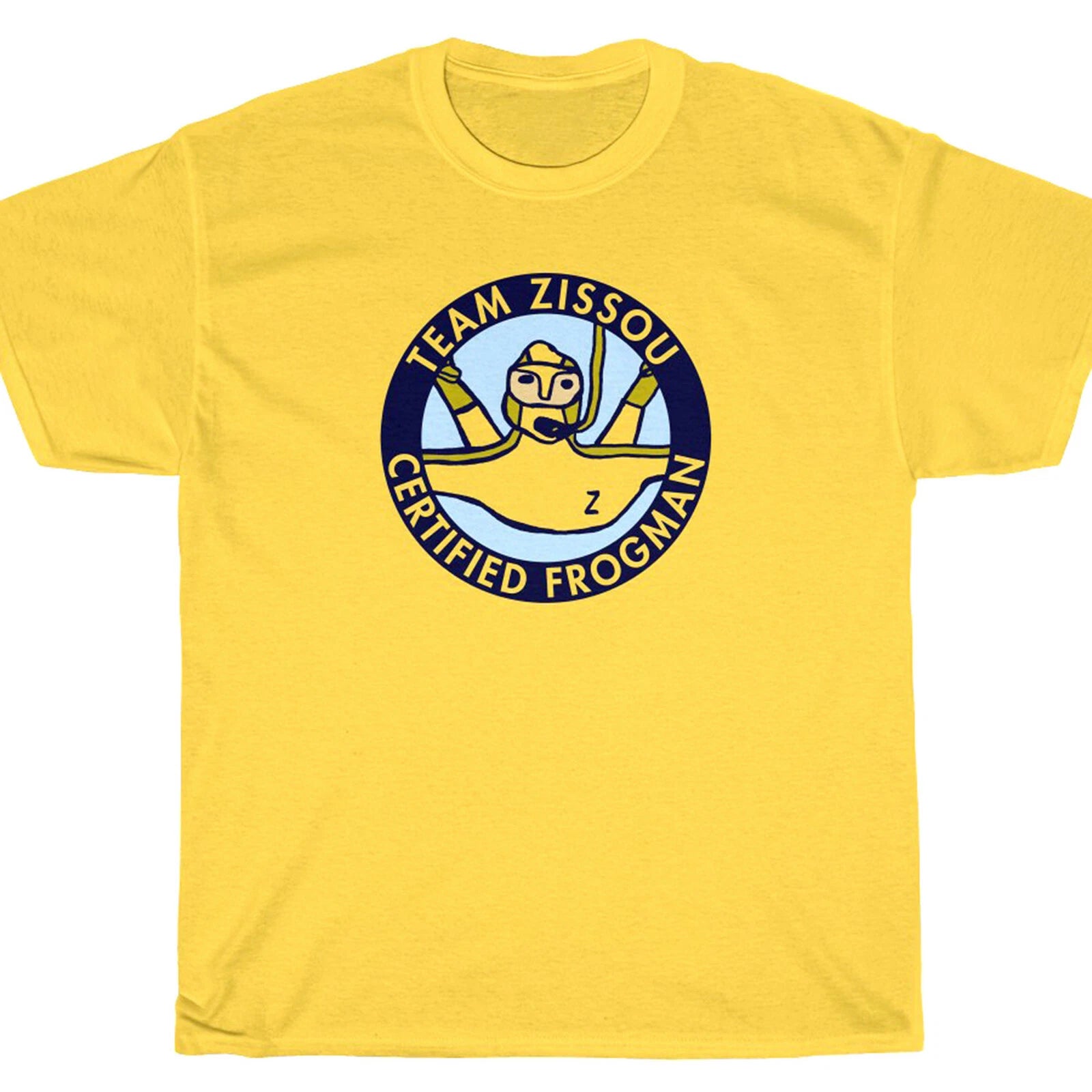 TEAM ZISSOU CERTIFIED FROGMAN T-Shirt - Life Steve Scuba Aquatic