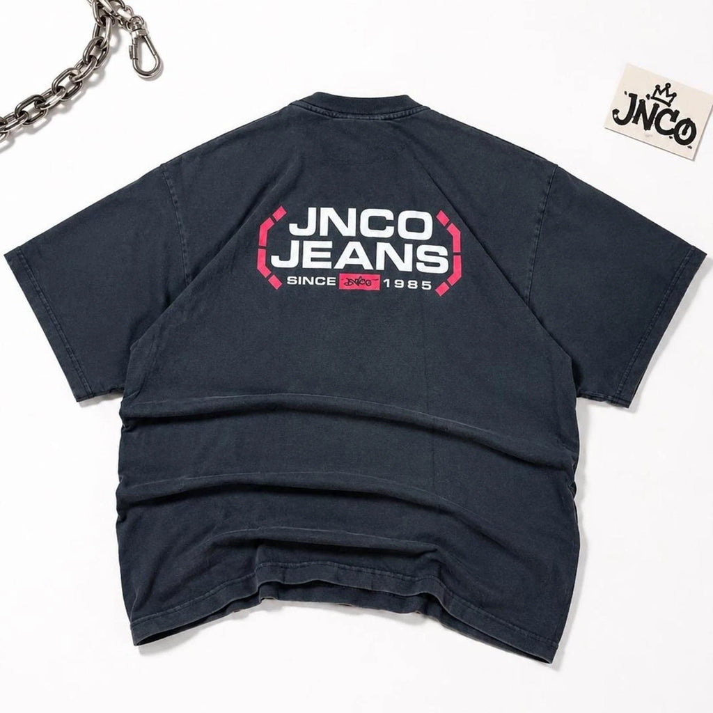 Rare Vintage JNCO USA Made Boxy Graphic T Shirt XL Y2K Skate