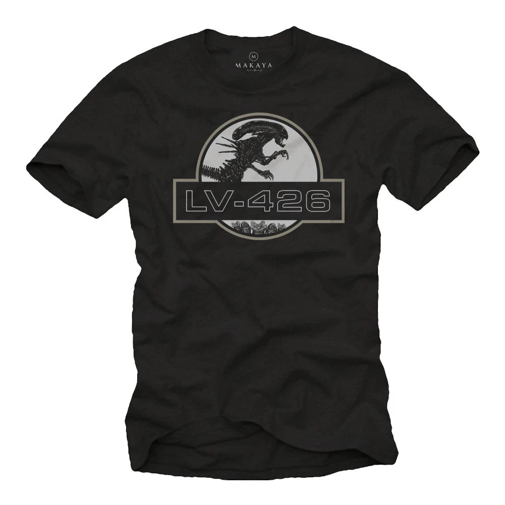 Vintage Nerd Men's T-Shirt with LV-426 Coventant Alien - Men's Area 51 Shirt
