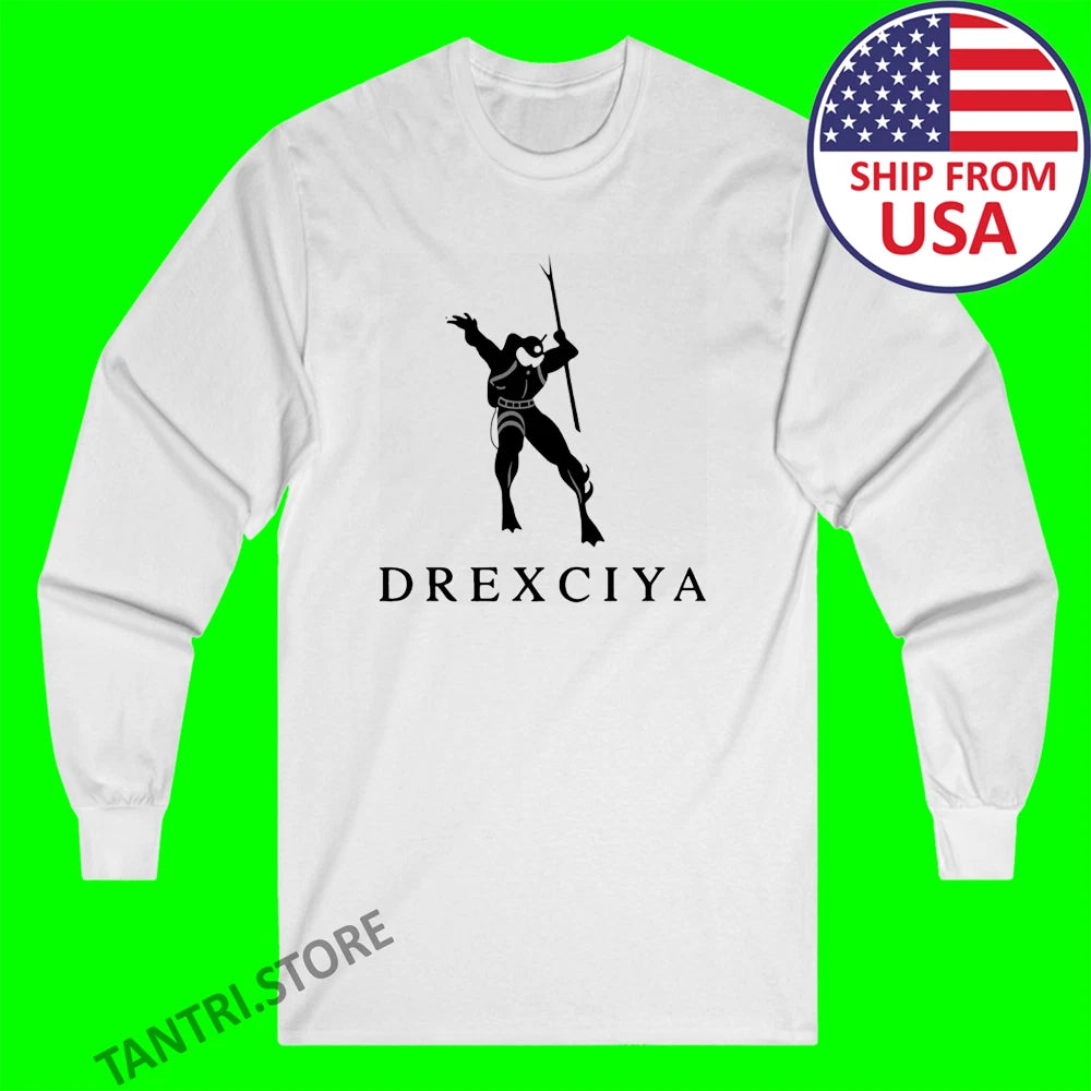 Drexciya Men's White Size S to 2XL