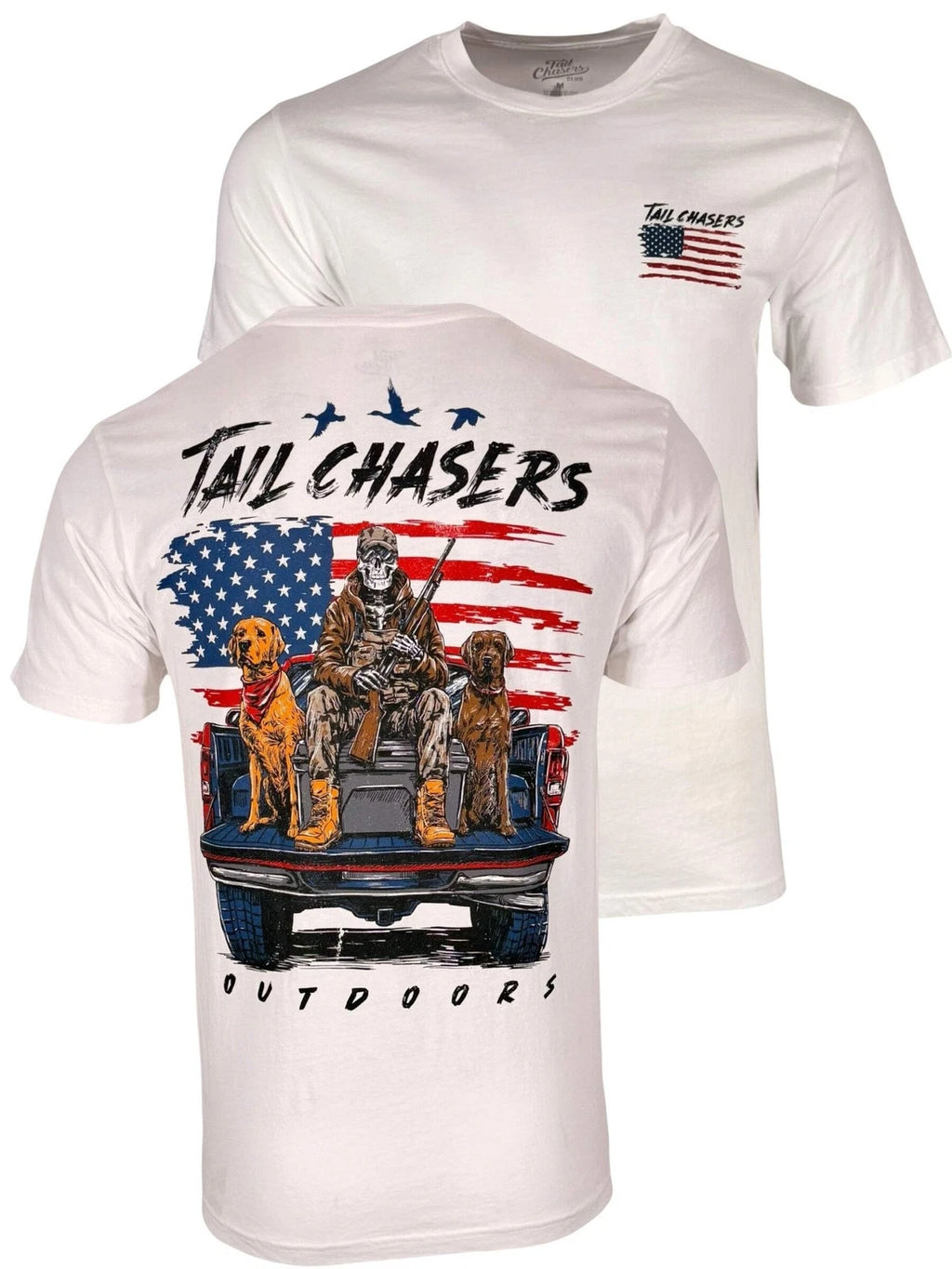 Tail Chasers Club Men’s T-shirt Skeleton Hunt