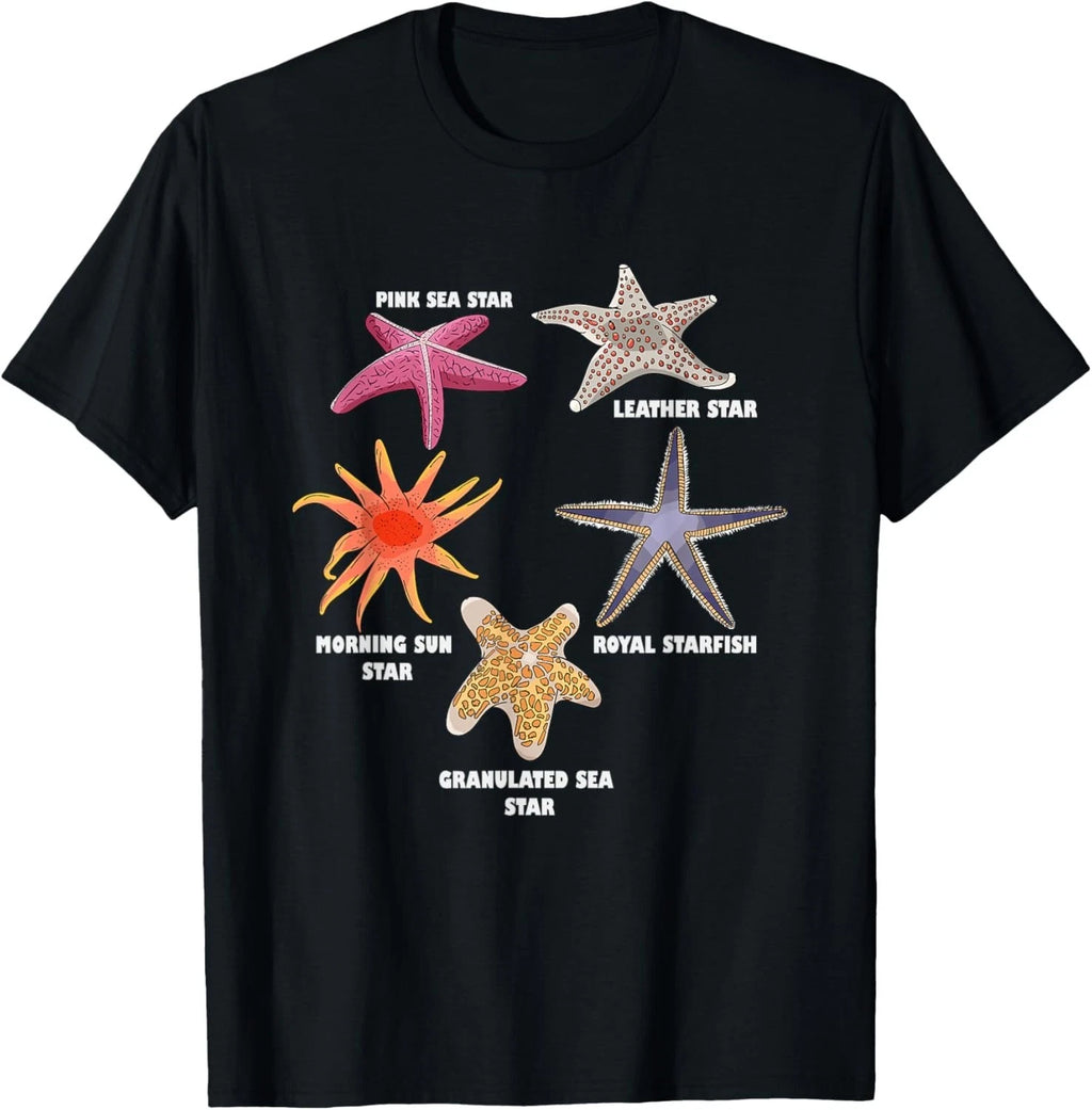 Sea Star Types Starfish Species Underwater Marine Starfish Gift Unisex T-Shirt