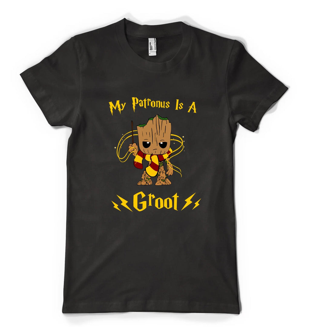 BNWT My Patronus Is A Groot Potter Mashup Personalised Unisex Adult T-Shirt