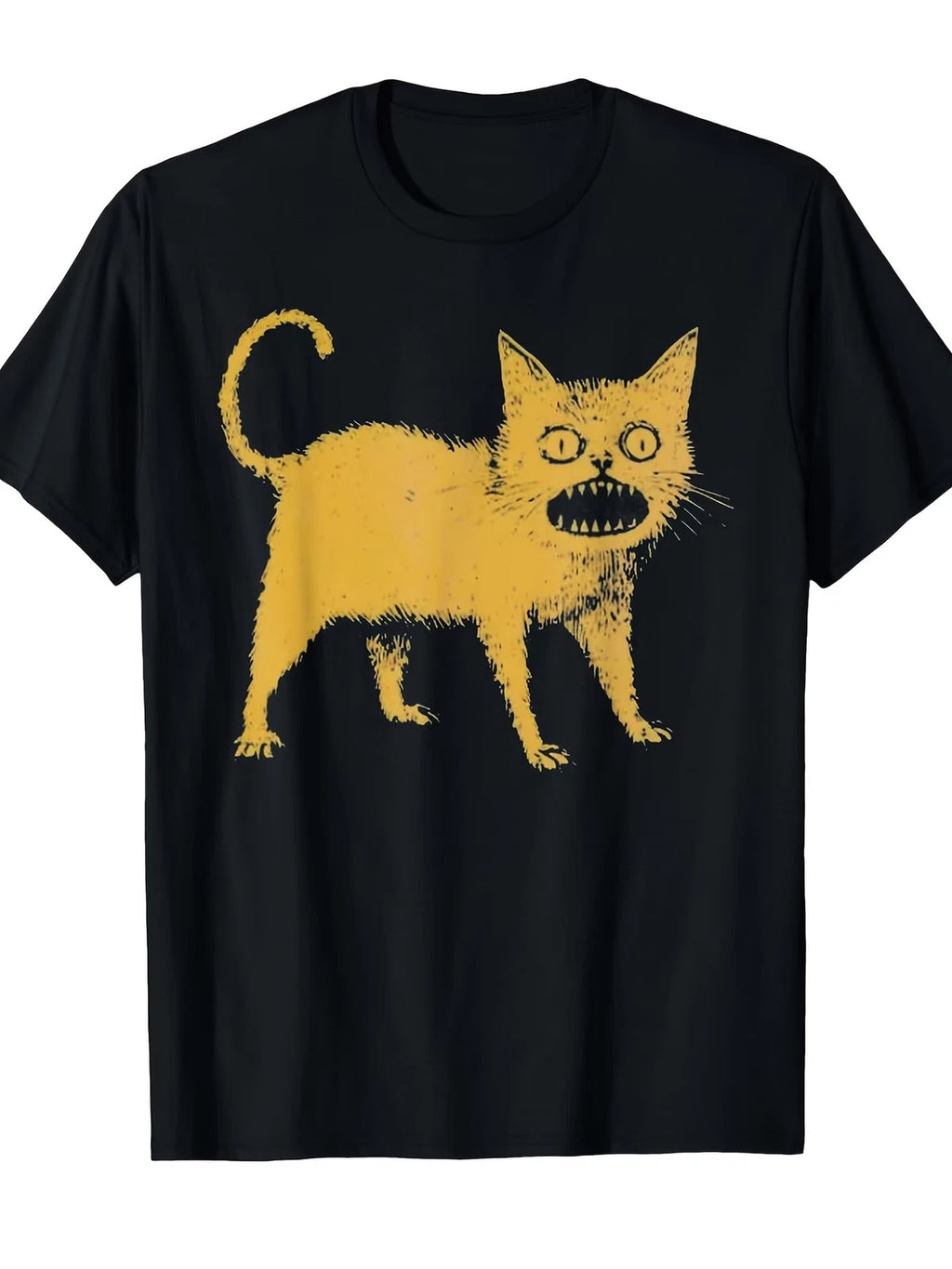 Horrible Japanese Cat Funny T-Shirt[Cool Design] Street Trending Style Women's T