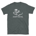 Heavy Metal Dozer Digger Funny Cute Backhoe Bulldozer  White T-shirt
