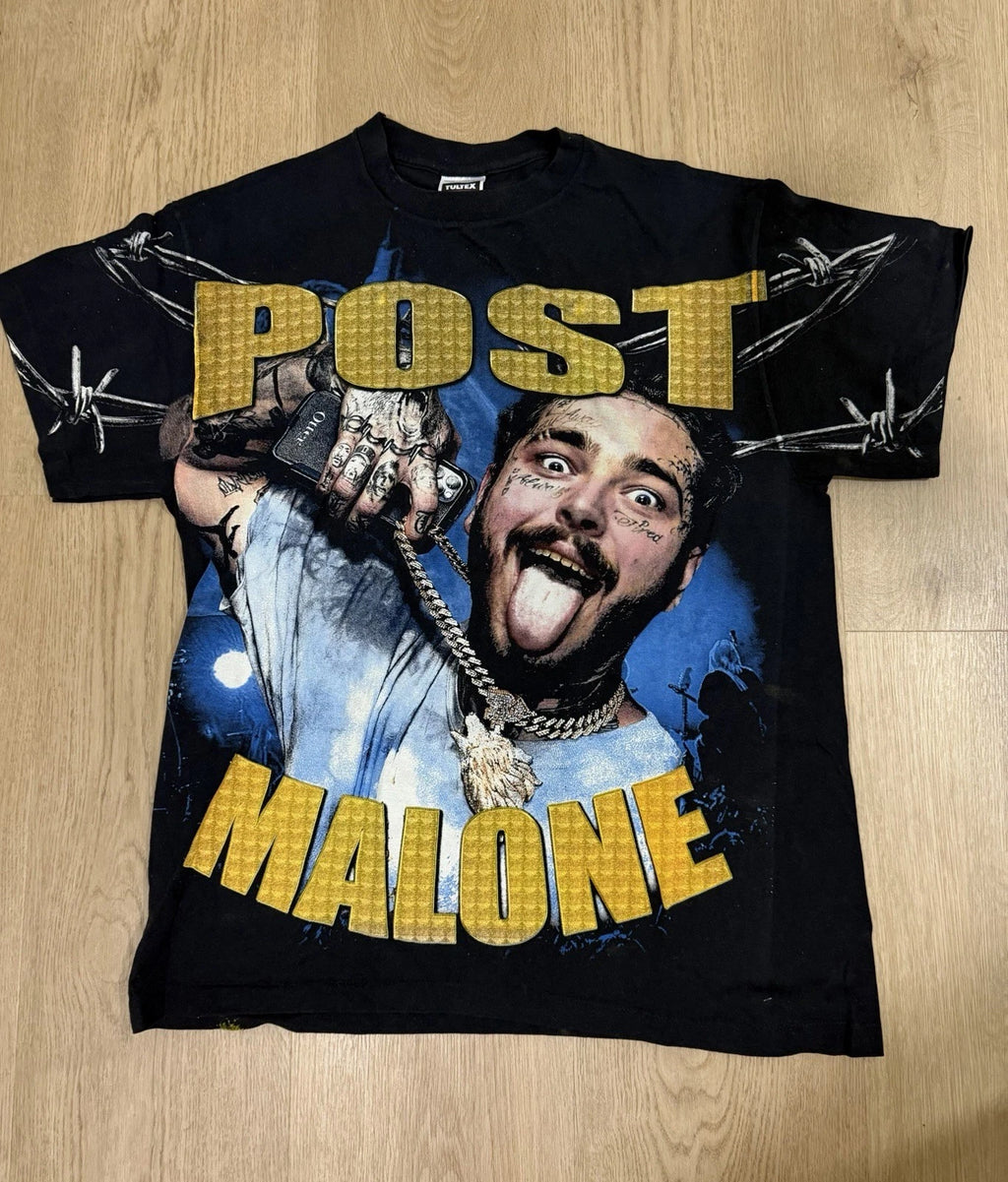 Post Malone Modern Boot AOP Shirt Tultex XL