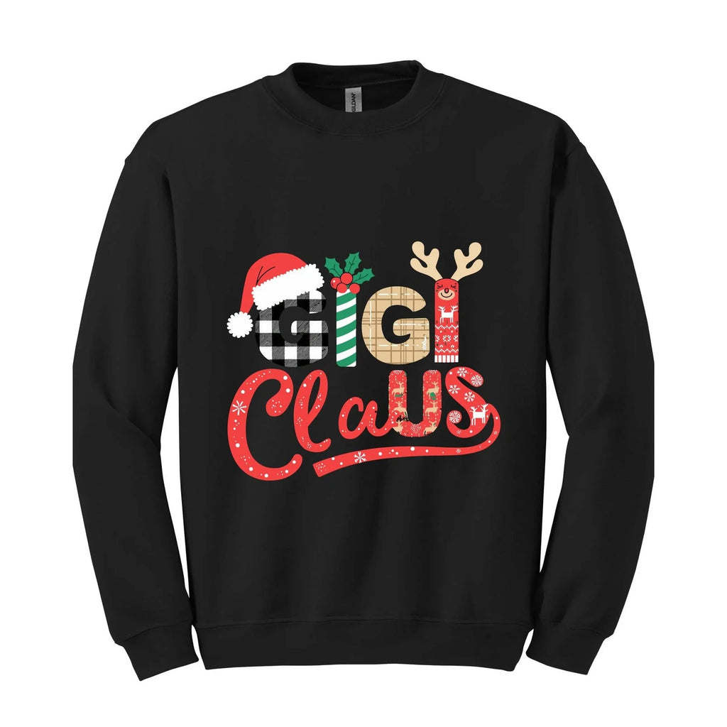 Gigi Claus Sweatshirt, Santa Claus Hoodie, Cute Gigi Hoodie, Grandma Hoodie, Fun