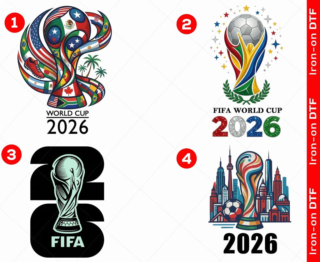 Football World cup 2026 DTF Iron On Heat Transfer Soccer Kids Unisex Gfit