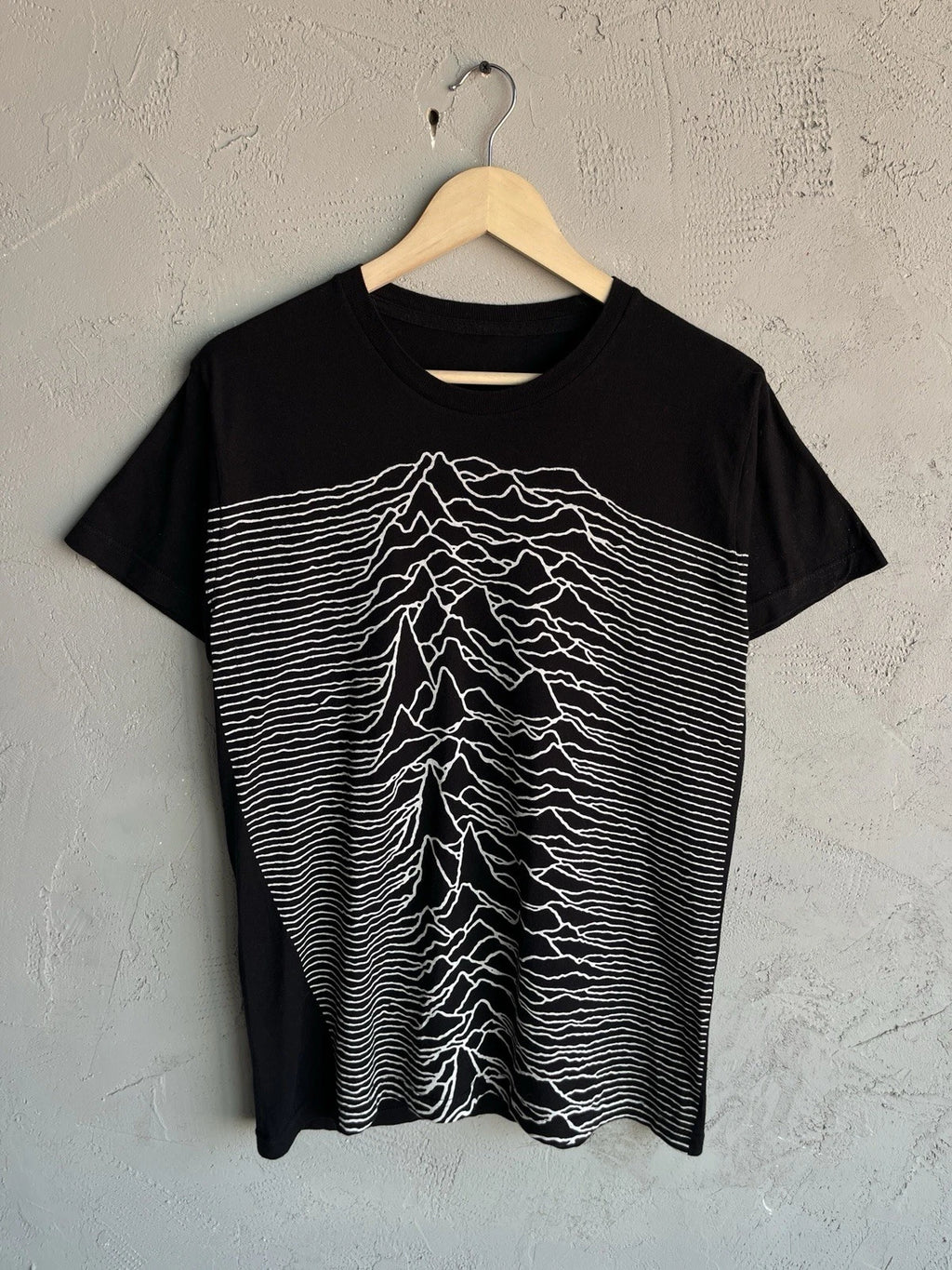 Vintage 00s Joy Division Unknown Pleasures Promo Album Black  T-Shirt Size M