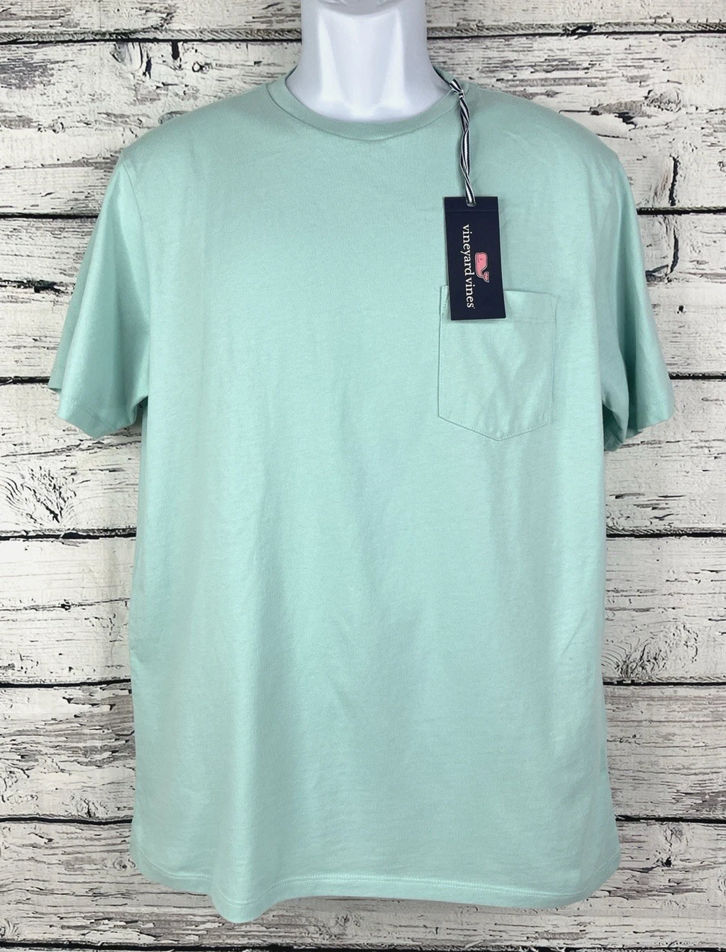 Vineyard Vines Men's Short Sleeve Pocket T-Shirt Mangrove Mint Size XXL- NEW