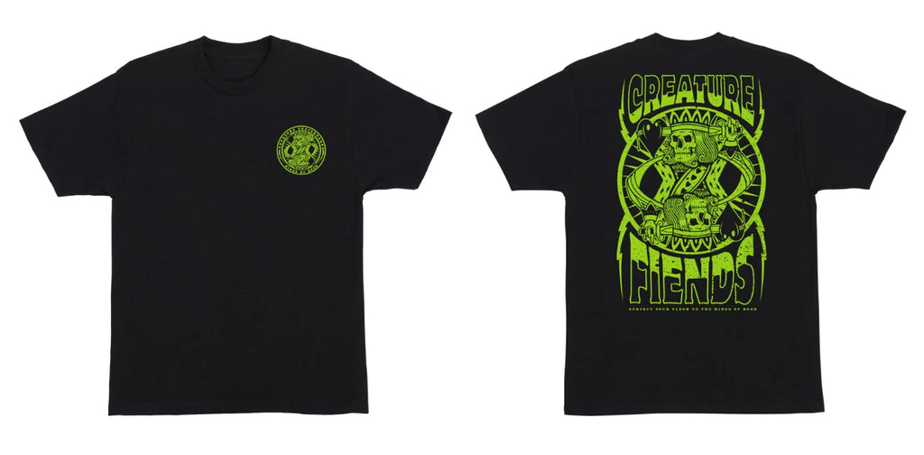 Creature Heshking Relic Mens Streetwear Graphic Tee Skate Reprint S-5XL