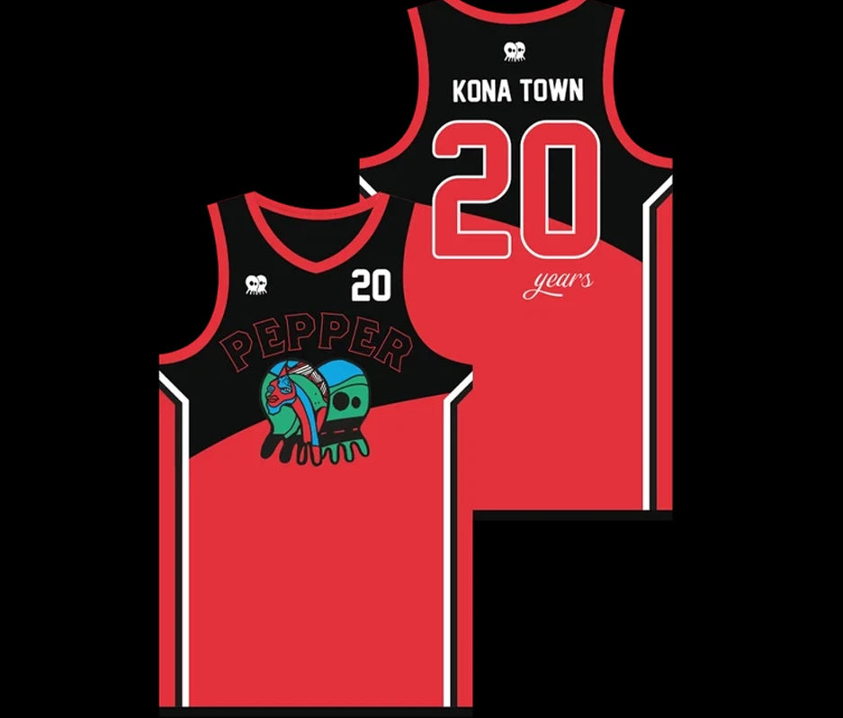Pepper Konatown 20 Year Anniversary basketball jersey S to 6Xl 1F2846